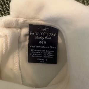 Faded Glory Infant Onesie in Soft White